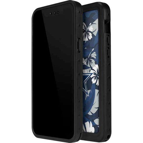 NFL Dallas Cowboys Tropical Print iPhone 15 Plus Waterproof Case